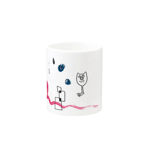 和フクロウマグカップ Mug