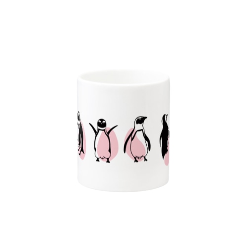 Cape Penguins Pink Mug