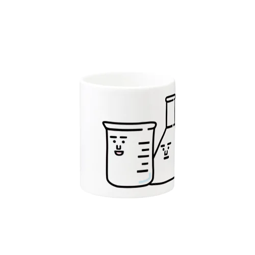 ビーカーくんとそのなかまたちロゴ Mug