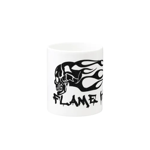 FLAME HEAD BLK マグカップ