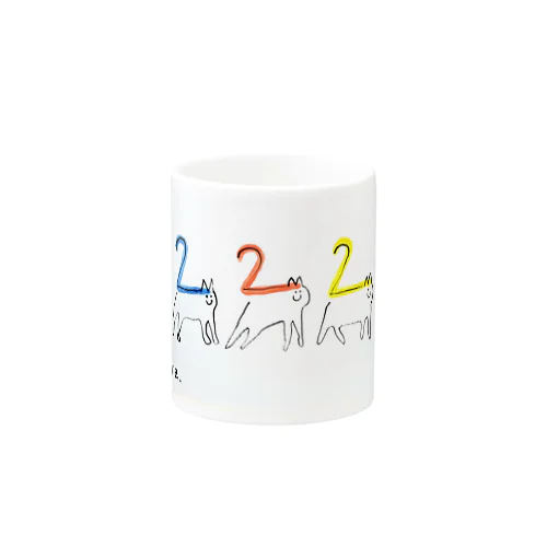 なかよしねこ３匹 Mug