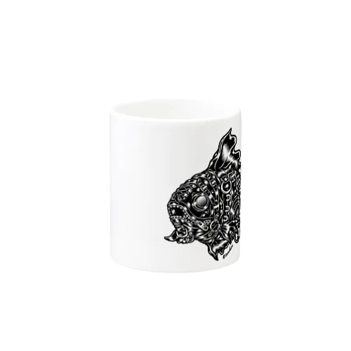 Animalia Kinky “ Black Gold Fish ” Mug