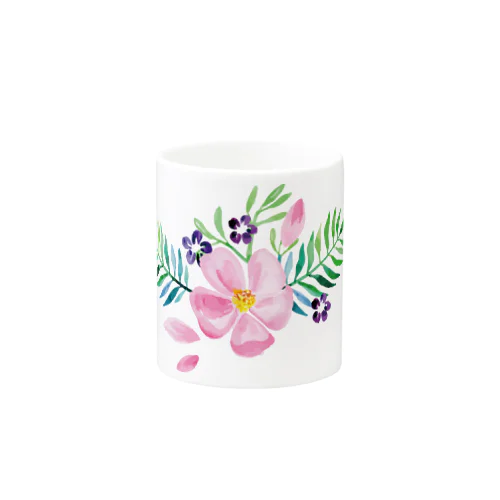 水彩花柄気分 Mug