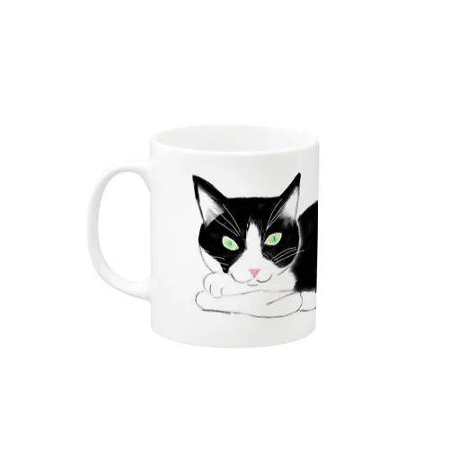 お友達の猫ちゃんシリーズ第1弾 はるちゃん Mug