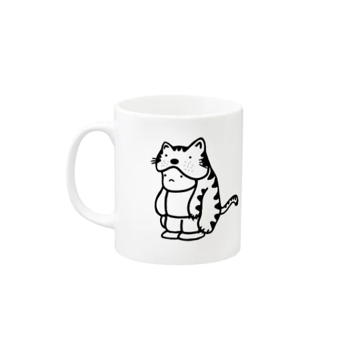 猫っかぶり　左利き用 Mug