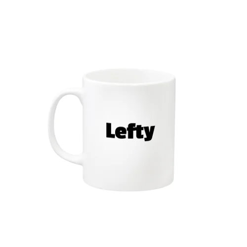 Lefty　左利きの人用 マグカップ