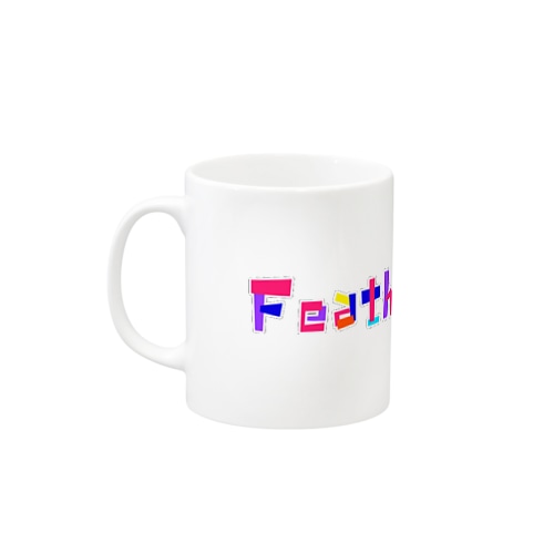 Feather stick　文字ロゴ　1段 Mug