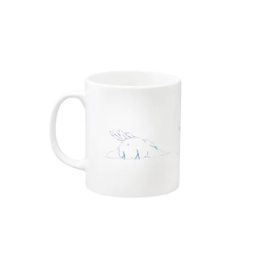 3色トリ(おしり) Mug