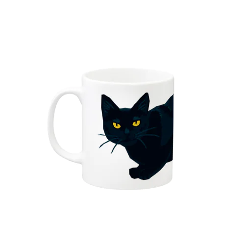 ドヤ顔黒猫 Mug