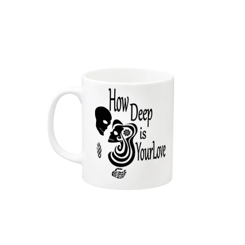 How Deep Is Your Love（黒） Mug