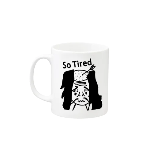 落ち武者 So Tired Mug