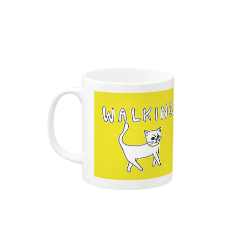 YELLOW  CAT Mug