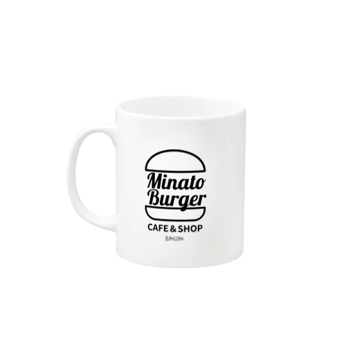 MinatoBurgerグッズ（ブラック） Mug