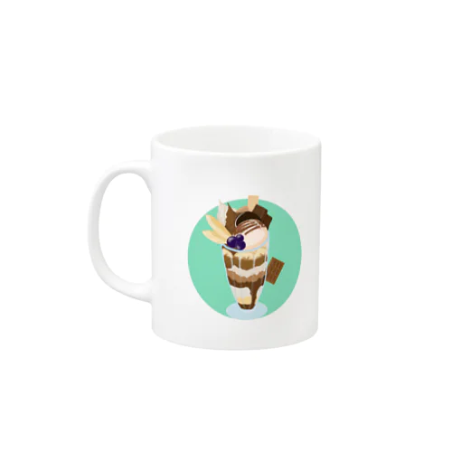 チョコレートパフェ  グリーン Mug