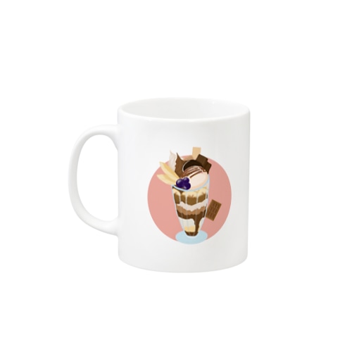 チョコレートパフェ ピンク Mug