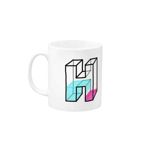 イニシャルH Mug