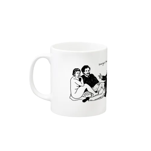 草上の昼食 Mug