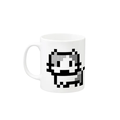 ネコのドット絵 Mug