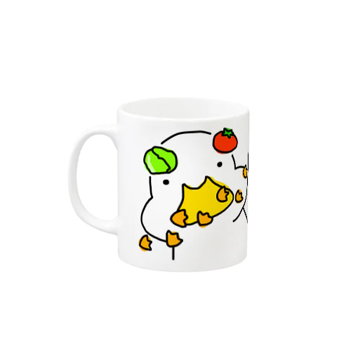 楽しそうなあひるたち　ラフver. Mug