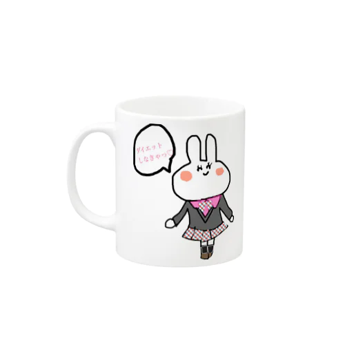 でぶうさJK ver. Mug