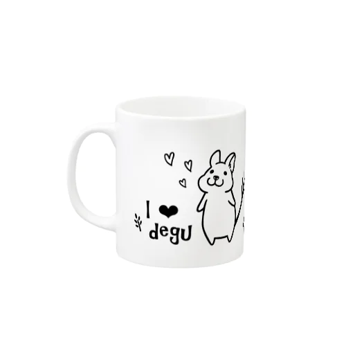 I LOVE DEGU Mug