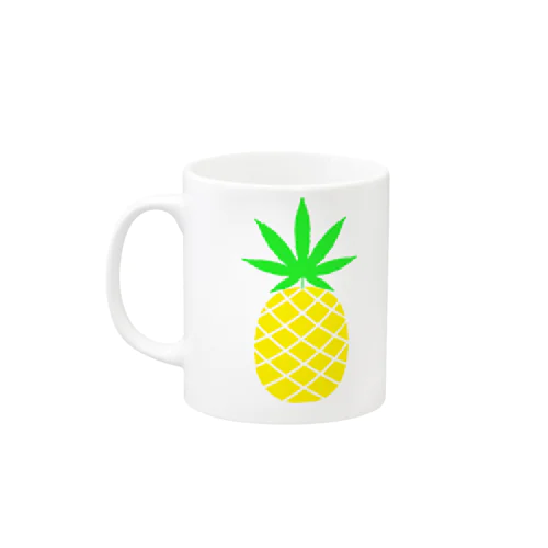 Organic Leaf Pineapple 🍍 マグカップ