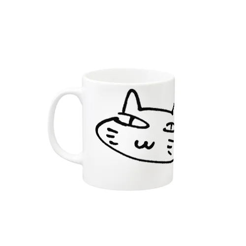 欲深きねこ（黒） Mug