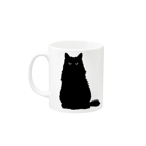 クロネコこぶお Mug
