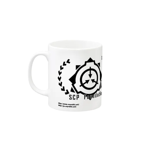 SCP財団ロゴグッズ-コップ白[SCP Foundation] Mug