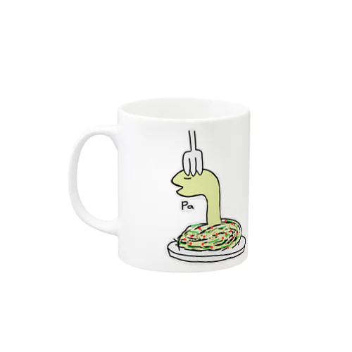 野菜パスタからのスネー Mug