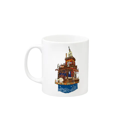 寺赤組山車マグカップ Mug