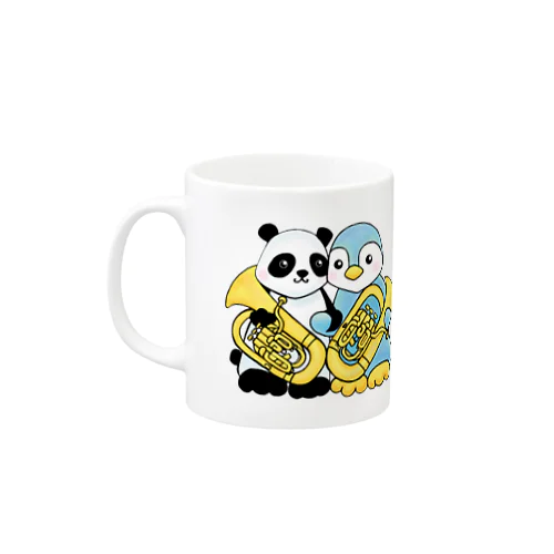 パンダとペンギンと Mug