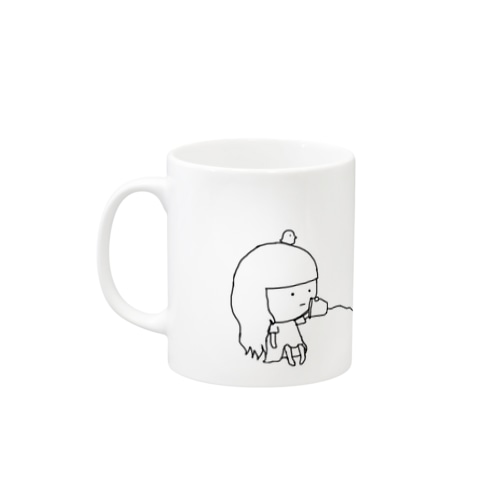 糸電話girls・マグカップ Mug