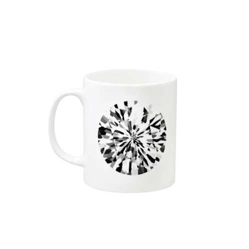 モノクロダイヤモンド Mug