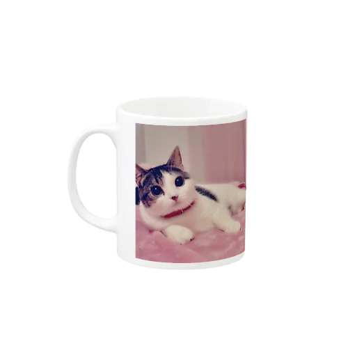 ふわふわ猫ライチ Mug