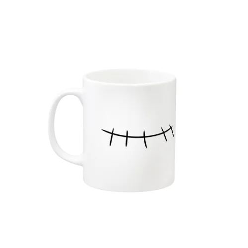 縫い合わせ Mug