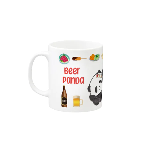 ビールぱんだ　休日のお父さんパンダ Mug