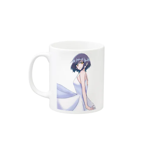 白ワンピ Mug