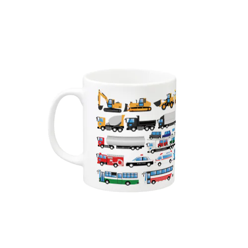 いろんな働く車 Mug