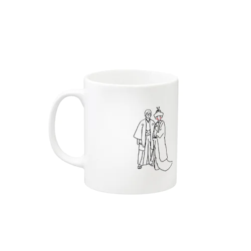 結婚記念日　和装　 Mug