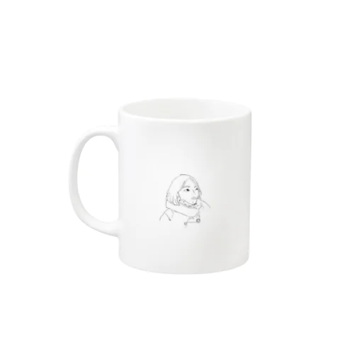 絵の距ててて【アコとサンの距離】 Mug