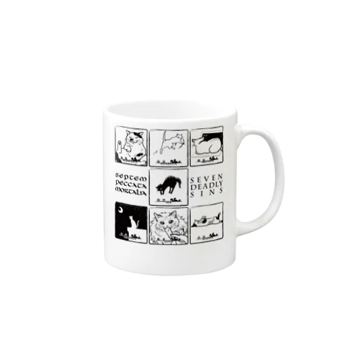 七つの大罪（猫） Mug