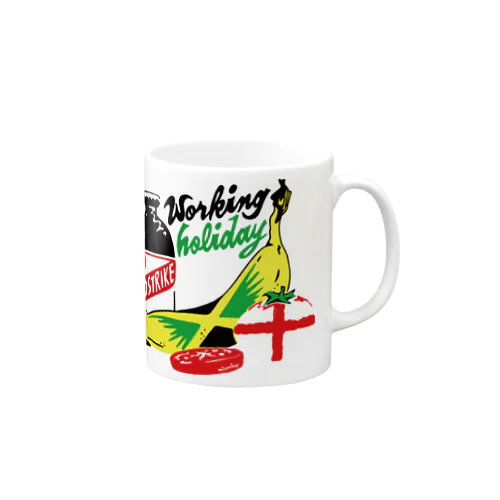 workinghohidaymug fatty マグカップ