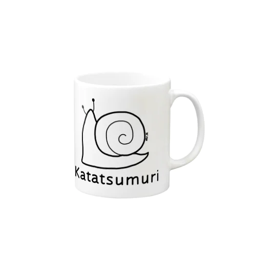 Katatsumuri (カタツムリ) 黒デザイン Mug