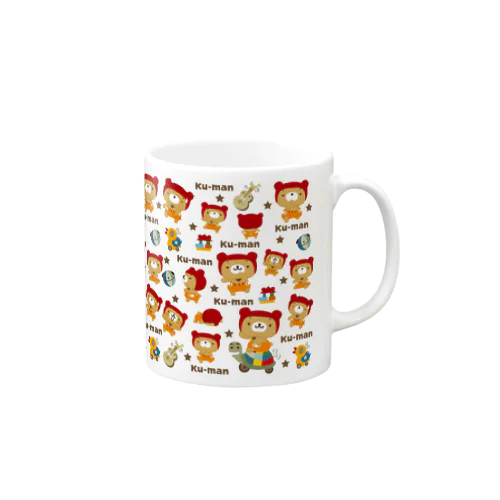 くーまん マグカップ（くーまんがいっぱい） Mug