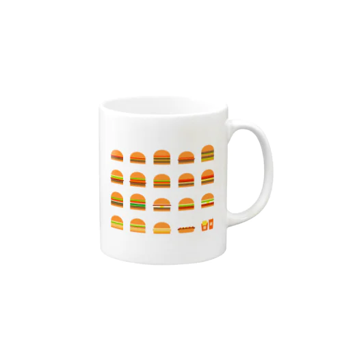 ハンバーガー メニュー Mug