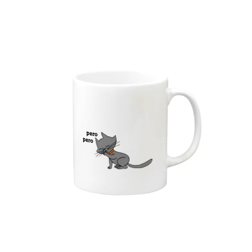 ペロ猫 Mug