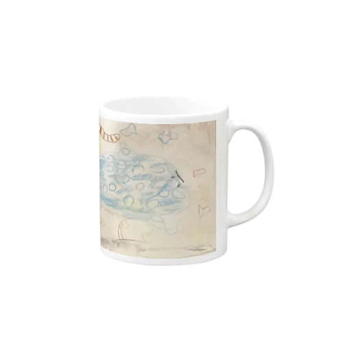 海の生き物たち（7才娘） Mug