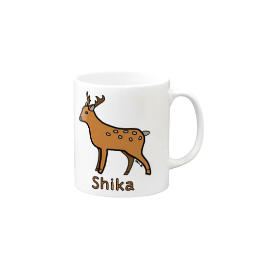 Shika (シカ) 色デザイン Mug