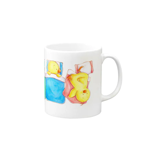 ひよこの3兄弟 -お昼寝- Mug